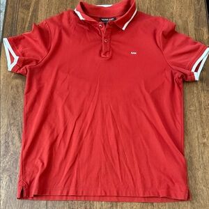 Michael Kors Burnt Red Polo Shirt for Men